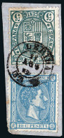 Lérida - Edi O 164+154 - Fragmento Mat Fech. Tp. II "Lérida" - Used Stamps