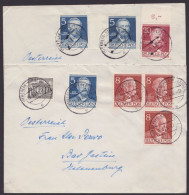 Aus MiNr 92/7, 2 Portoger. Belege Mit MiF Nach Österreich, Ansehen! - Lettres & Documents