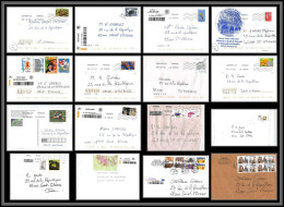 95881 - Lot De 16 Courriers Lettres Enveloppes De L'année 2020 Divers Affranchissements En EUROS - Brieven En Documenten