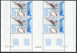 TAAF - N°201 - LE TAMARIS - BLOC DE 4 - COIN DATE 01.09.94 - Neufs