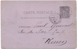 FRANCIA - INTERO POSTALE -VIAGGIATO - VIAGGIATO - 1883 - Other & Unclassified