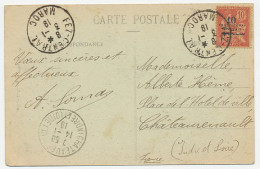 Postcard / Postmark Morocco 1919 Fez - Hat - Headdress - Kostüme