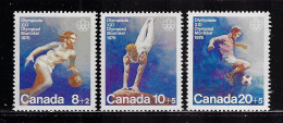 CANADA 1976   MONTREAL OLYMPICS  SCOTT # B10-B11  MNH CV $2.00 - Nuovi