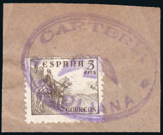 Lérida - Edi O 916 - Fragmento Mat "Carteria Oliana" - Used Stamps