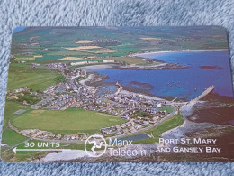 ISLE OF MAN - PORT ST. MARY AND GANSEY BAY - 12.000EX. - Île De Man