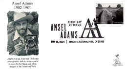 Ansel Adams First Day Cover, From Toad Hall Covers!  #1 Of 2 - 2011-...