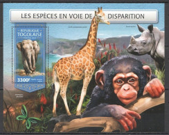 Togo - 2018 - Mammals: Elephants - Yv Bf 1390 - Elefantes