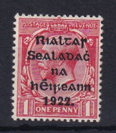 Ireland: 1922   KGV OVPT    SG31    1d    MH - Unused Stamps