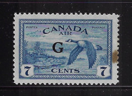 CANADA 1950  AIR POST OFFICIAL  SCOTT # CO2  MNH  CV $17.00 - Sellos Aéreos Semi-oficiales