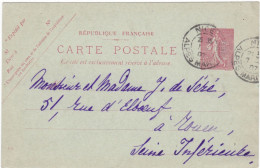 FRANCIA - INTERO POSTALE - VIAGGIATO - VIAGGIATO - 1907 - Otros & Sin Clasificación