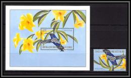 80845c Congo Mi N°93 + Timbre TB ** MNH Oiseaux Birds Trochilidae Campylopterus Hemileucurus Mexico Panama 2000 - Collections, Lots & Series