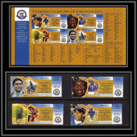 81239d Ghana N°3033/3036 EUSEBIO Portugal DESAILLY France 100 Years Centenary Of Fifa 2004 Neuf ** MNH Football Soccer - Neufs