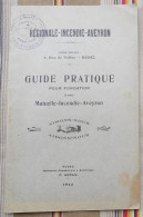 12 RODEZ Guide Pratique REGIONALE INCENDIE AVERYRON P. HERAIL 1912 Tampon - Midi-Pyrénées