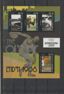 St. Vincent & The Grenadines 2012 Olympic Games In London 1908 And 2012 Souvenir Sheet MNH/**. Postal Weight Approx. 0,0 - Zomer 2012: Londen