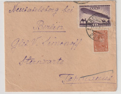 Sowjetunion: 1933: Brief Nach Berlin Mit Zeppelinmarke - Storia Postale