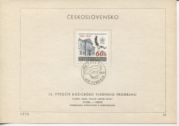 Tschechoslowakei # 1934 Ersttagsblatt Kaschauer Programm Kosice - Lettres & Documents