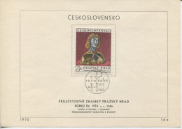 Tschechoslowakei # 1943 Ersttagsblatt Prager Burg Büste Des Hl. Veit Uz '1' - Covers & Documents