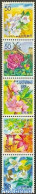 Japan 2000 Flowers 5v [::::], Mint NH, Nature - Flowers & Plants - Nuevos