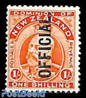 New Zealand 1910 On Service, 1Sh, Stamp Out Of Set, Unused (hinged) - Other & Unclassified