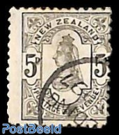 New Zealand 1891 5p, Perf. 12:11.5, Used, Used Or CTO - Gebruikt