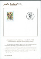 Italia 1994 ; Bollettino Ufficiale Delle Poste Italiane: Centenario Morte Di Lajos Kossuth. - 1991-00: Neufs