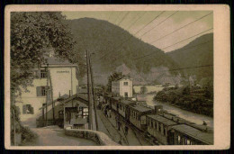 AUSTRIA - STEINBRÜCK -  ( 1917 Aufnahme U.  Verlag Franz Knolmüller Graz. Nr.8399) Carte Postale - Gares - Avec Trains