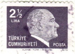 1979 - TURQUIA - KEMAL ATATURK - YVERT 2257 - Oblitérés