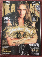 HEADBANG ,2008 ,MUSIC MAGAZINES,34 PAGES ,SEBASTIAN BACH - Musique