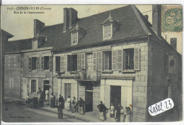 CHENERAILLES- RUE DE LA GENDARMERIE- LA GENDARMERIE NATIONALE - Chenerailles