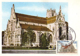 A40 382 Carte Maximum Eglise De Brou - Brou - Kerk