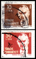 1980 - TURQUIA - KEMAL ATATURK - YVERT 2302,2304 - Usados