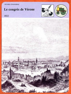 Le Congrès De Vérone 1822  Histoire De France  Affaires étrangères Fiche Illustrée - Histoire