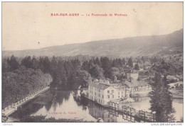 CPA 10 - BAR-SUR-AUBE - La Promenade De Mathaud - Bar-sur-Aube