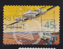 2001 Ungarn ⵙ Mi:AU 2053, Sn:AU 1966, Yt:AU 1953, Sg:AU 2112, Royal Flying Doctor Service, Aircraft And Ambulance - Usados