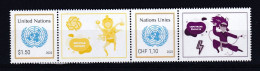 United Nations ONU New York And Geneva 2023 Climate Action Cop 28 Pair Mnh - New York/Geneva/Vienna Joint Issues