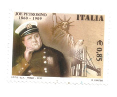 (REPUBBLICA ITALIANA) 2010, JOE PETROSINO - Serie Di 1 Francobollo Usato - 2001-10: Afgestempeld