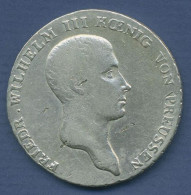 Preußen Taler 1814 A, Friedrich Wilhelm III. J 33, Ss Schrötlingsfehler (m6094) - Taler Et Doppeltaler