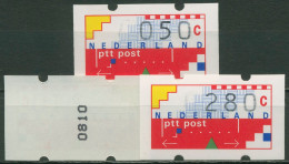 Niederlande ATM 1989 Graphik, Verdsandstellensatz ATM 1 VS 6 Mit Nr. Postfrisch - Ungebraucht