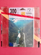 Montenegro Chip Card - 300 Impulsa Platije Crno Jezero Lake 20000ex Série 3000 MINT NSB Folder (TM0320 - Montenegro