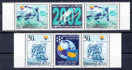 Yugoslavia 2002 Winter Olympic Games Salt Lake City, USA, Sport, Skiing, Bob, Middle Row MNH - Invierno 2002: Salt Lake City