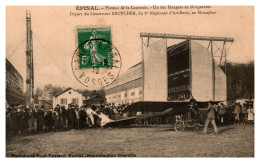 Epinal - Plateau De La Louvroie - Un Des Hangars Des Dirigeables - Départ Du Lt Bruncher En Monoplan (Testart) - Golbey