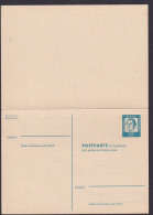 Berlin Ganzsache P 63 Bedeutende Deutsche 15 Pfg. Frage & Antwort Luxus - Postcards - Used