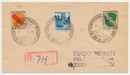 FRANZ. ZONE ALLG. AUSG. Nr 4 BRIEF MIF X5BC392 - Amtliche Ausgaben