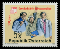 ÖSTERREICH 1992 Nr 2049 Postfrisch SB5251E - Neufs