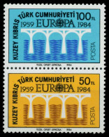 TÜRKISCH-ZYPERN ZUSAMMENDRUCKE Nr 142 Und 143 Postfrisch SE X922642 - Nuevos