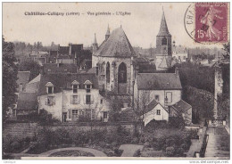 CPA 45 - CHATILLON-COLIGNY - Vue Générale, L'Eglise - Chatillon Coligny