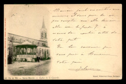 17 - SAINT-MARTIN-DE-RE - EGLISE DE LA COUARDE - CONCERT DE MUSIQUE AU KIOSQUE - Saint-Martin-de-Ré