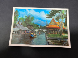 30-5-2024 (6 Z 33) Thailand - Floating Market - Märkte