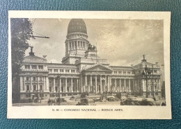 1017 ARGENTINA BUENOS AIRES CONGRESO NACIONAL RARE POSTCARD - Argentine