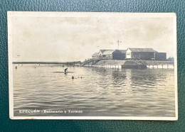 1041 ARGENTINA EPECUÉN BALNERIO Y TERMAS REAL PHOTO RARE POSTCARD - Argentine